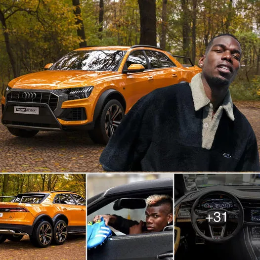 “Paul Pogba Snags the Exclusive Audi Q8 6×6 Pickup Truck in Style”