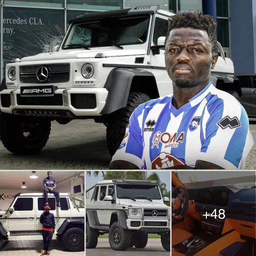 “Sulley Muntari indulges in luxury: Acquires a mesmerizing Mercedes Brabus G63 AMG 6X6 at a considerable cost”