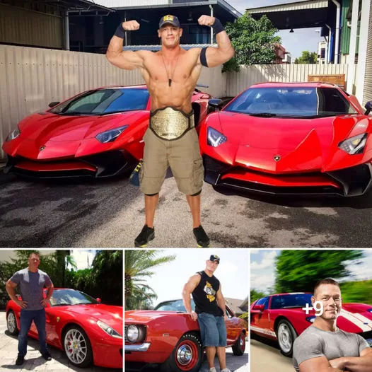 “Rev Up Your Engines: John Cena’s Passion for Red Supercars Worth Millions”