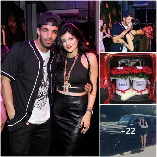 Drake’s Romantic Gesture: Surprising Kylie Jenner with a Mercedes-AMG G63 Car Filled with Roses.
