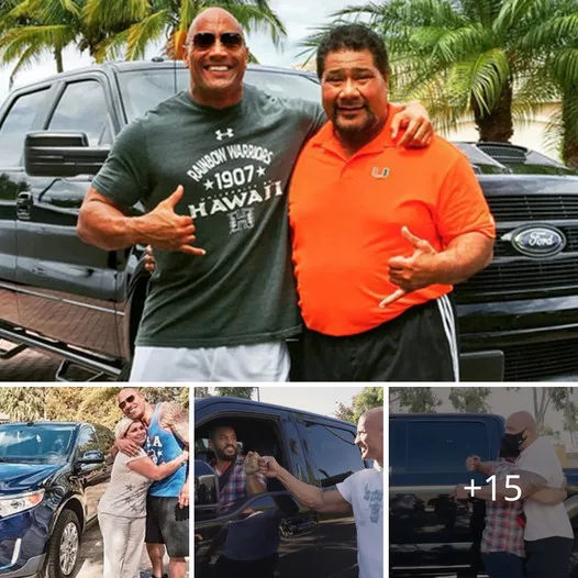 “The Generosity of Dwayne ‘The Rock’ Johnson: A Heartwarming Story of a Gifted Ford Edge and Empowering Dreams”