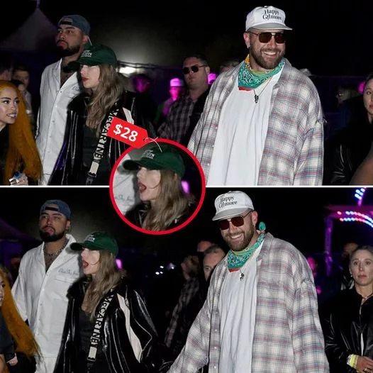 Taylor Swift Rocks One-of-a-Kind $28 Hat While PDA-ing with Travis Kelce at Coachella Concert – Sharing Dance Moves, Embraces, and Sweet Kisses